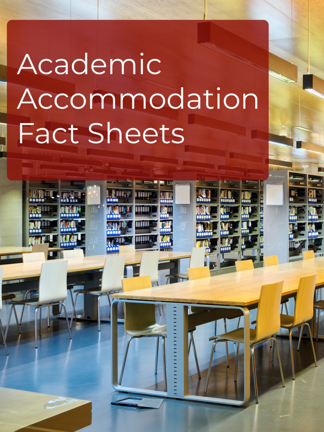Academic Accommodation Fact Sheets book cover