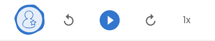 The NaturalReader toolbar with voice, rewind, play, forward and speed (1x) buttons.