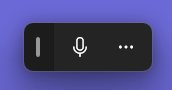 The small Voice typing launcher with a microphone button.