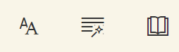 Immersive Reader buttons for text preferences, grammar options and reading preferences.